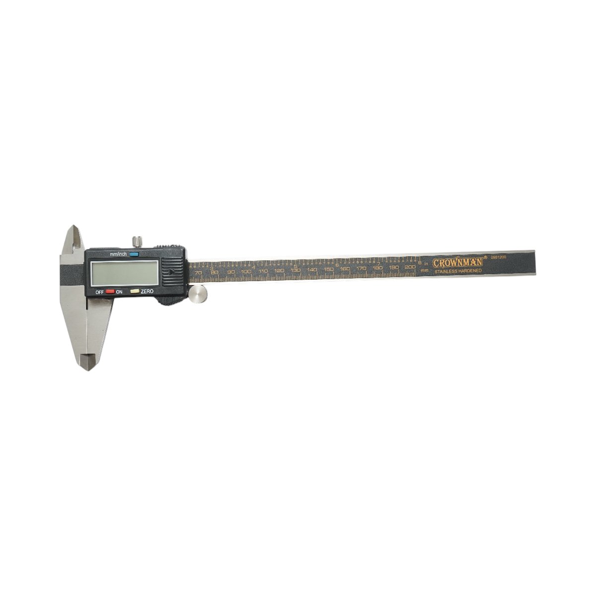 Subler digital profesional 200mm, scala dubla mm/inch, masuratoare interioara, exterioara, adancime Crownman